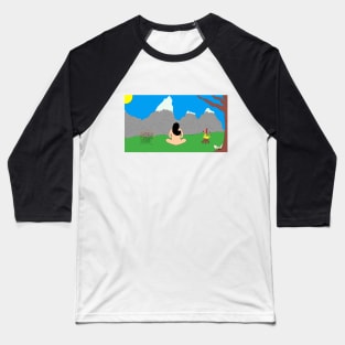 Sweet Naughty Meditation Baseball T-Shirt